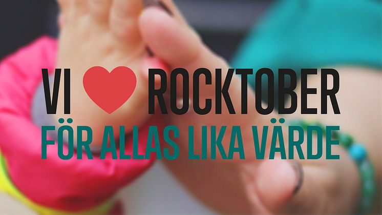 Skandia Fastigheter firar allas lika värde och olika personligheter på åtta köpcentrum, med Vi ❤ Rocktober