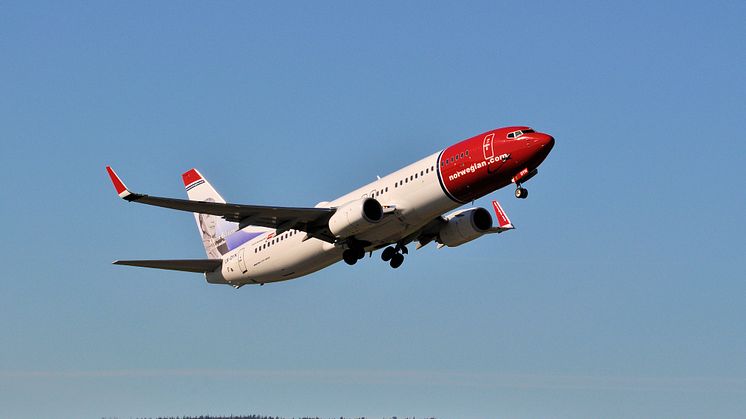 Stærk passagervækst for Norwegian i august