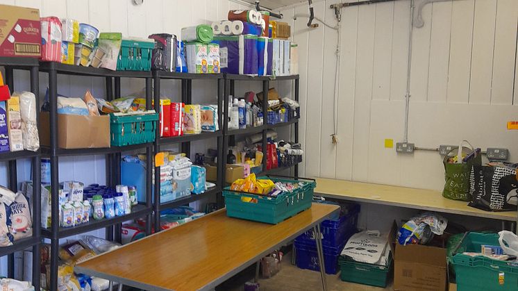 Whyteleafe storeroom renovated for foodbank