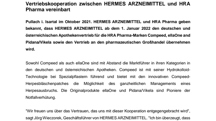 Pressemitteilung - Vertriebskooperation zwischen HERMES und HRA Pharma.pdf