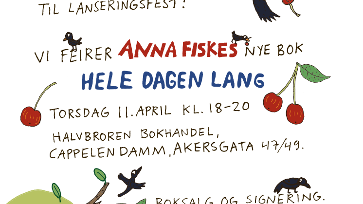 Velkommen til lanseringsfest: Anna Fiske