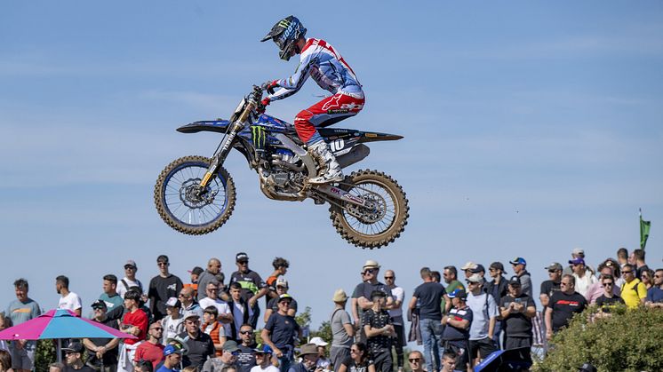 MXGP：7位／6位として総合7位を獲得した#10 カルバン・ファランデレン（YZ450FM）