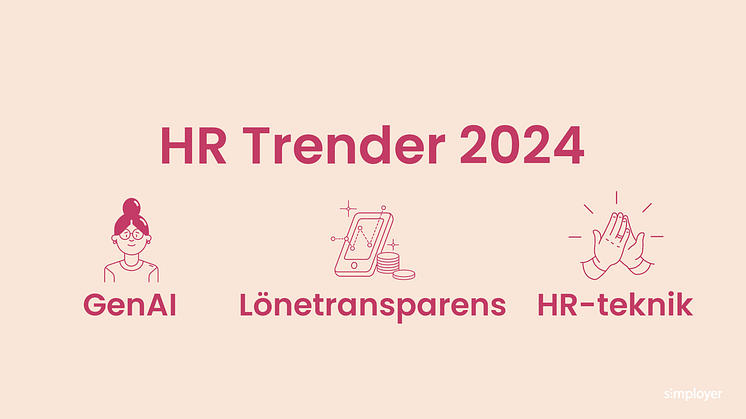  Simployer går igenom varför GenAI, lönetransparens och HR-teknik är trenderna som kan ta din affär till nästa nivå 2024.