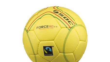 Fairtrade-certifierade SOC handbollar på Stadium 