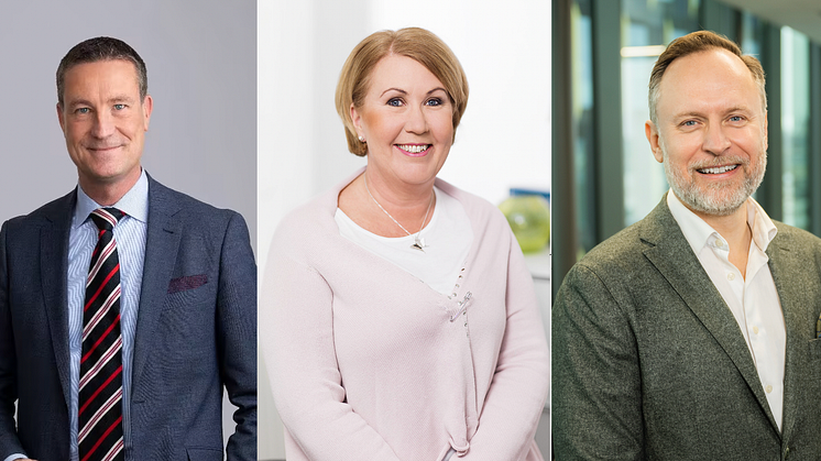 Carl Thorfinn, chefsjurist på Nabo, Christina Fegne, Partner på Jurideko, Fredrik Fexe, VD på Nabo