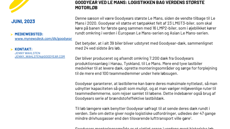 Goodyear at Le Mans- The logistics behind the biggest race in motorsport _DK.pdf