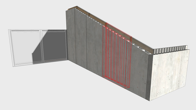 Planbar 2022 offers unique functions for walls: new modules specifically for hollow-core and brick walls as well as the new wall function "Insert hollow cores" for increased flexibility in modeling ©ALLPLAN