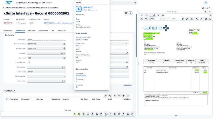 Fiori Optimization  in xSuite Business Solutions 5.2