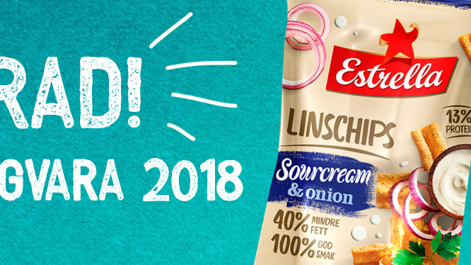 Estrella Linschips nomineras till Årets Dagligvara 2018