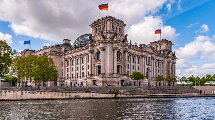 Berlin: Reichstagsgebäude, Sitz des Deutschen Bundestags