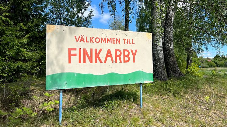 Välkommen till Finkarby. Foto: Eva Thelander/Nykvarns kommun.