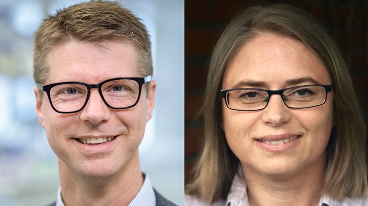 Andreas Josefsson and Karin Welén in the management for the project SPRINTR.