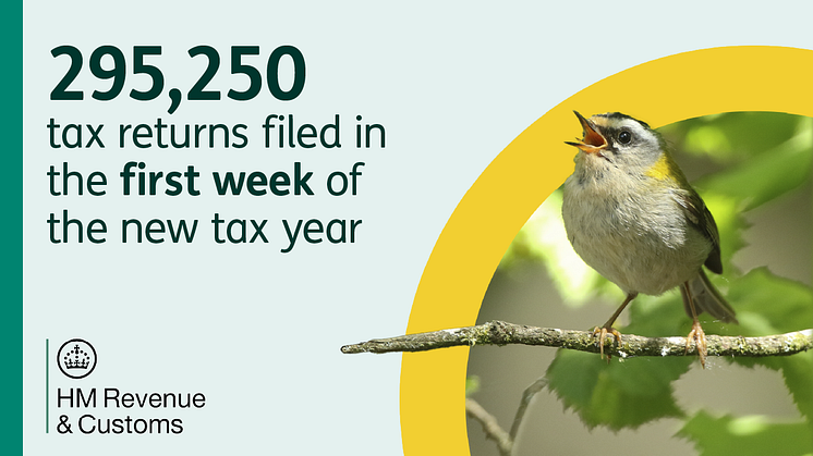 300,000 file tax returns in the first week of the tax year