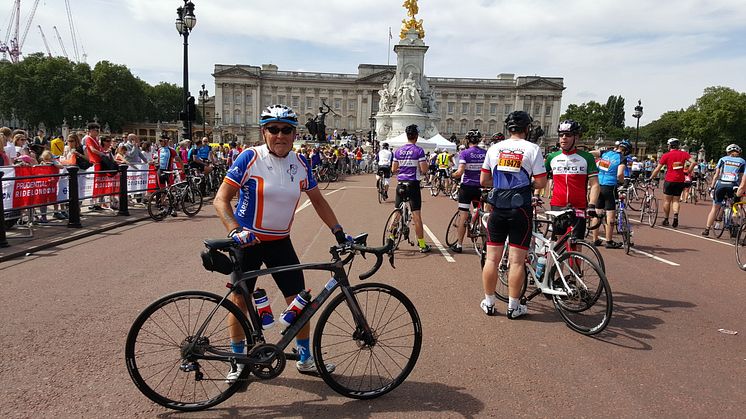 Hampshire stroke survivor set to tackle Thames Bridges Bike Ride