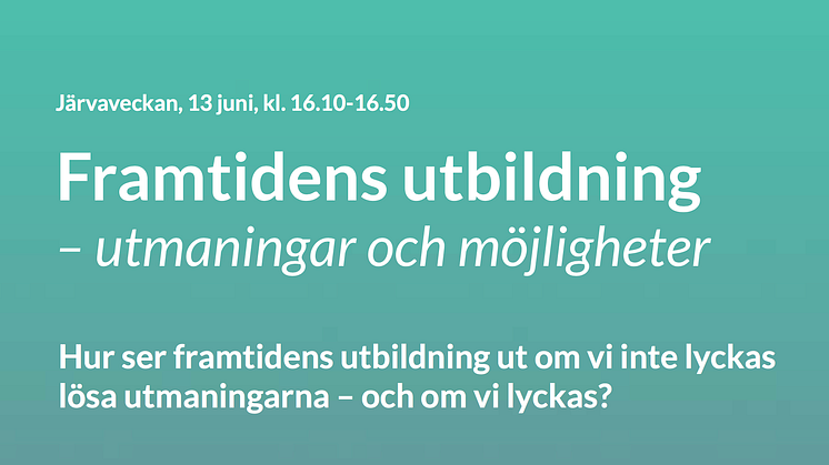 Hur ser dagens studenter, som ju har den mest aktuella bilden av studier i Sverige, på framtidens utbildning? Det vill vi ta reda på och konkretisera med det här samtalet, berättar Martina Lindgren, marknadschef på Nackademin.