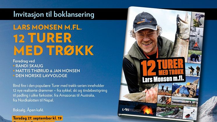 Velkommen til lansering av 12 turer med trøkk!