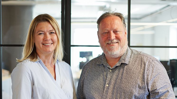 Anna-Karin Edstedt Bonamy, CEO Doctrin and Craig Oates, Country Manager Doctrin UK