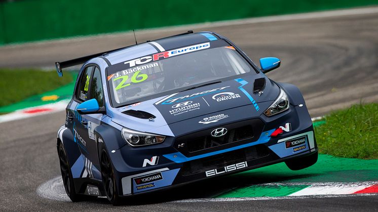 Jessica Bäckman at Monza. Photo: TCR Europe (free rights to use image)