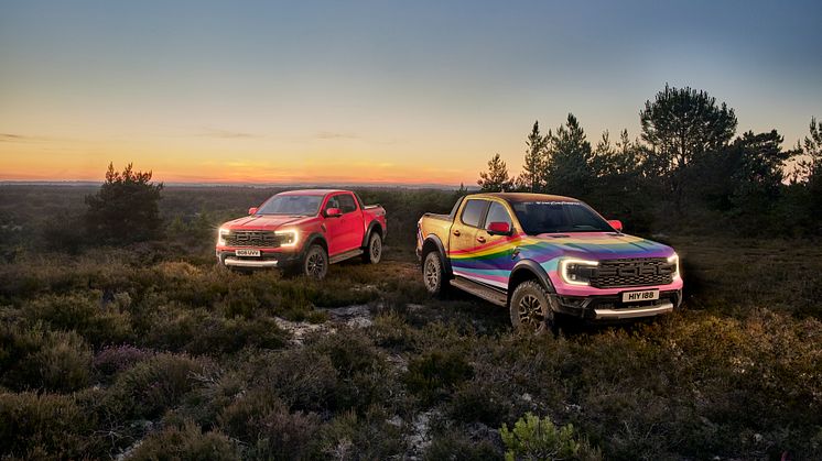 Ford med premiere på helelektrisk SuperVan og Very Gay Raptor på Goodwood