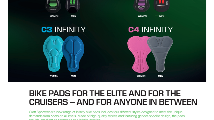 Bike pads for the elite and for the cruisers – and for anyone in between