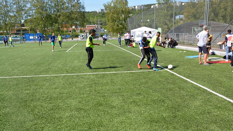 Mye fotballglede på Rommensletta under Stovner cup