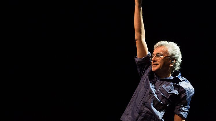 Caetano Veloso för första gången i Sverige 24 maj, Stockholms Konserthus