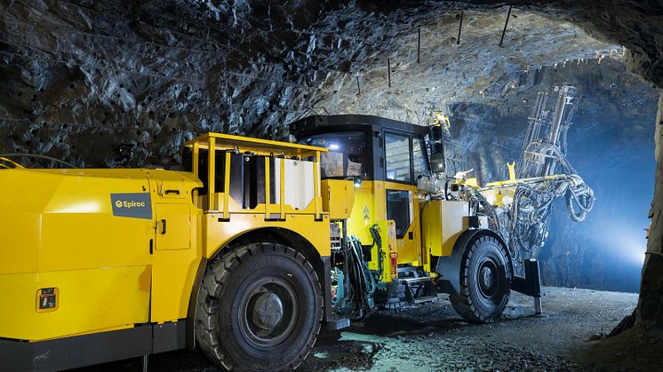 Epirocs helhetskoncept för bergbultning med Boltec-bultriggar, flytande resin och bergbultar från New Concept Mining