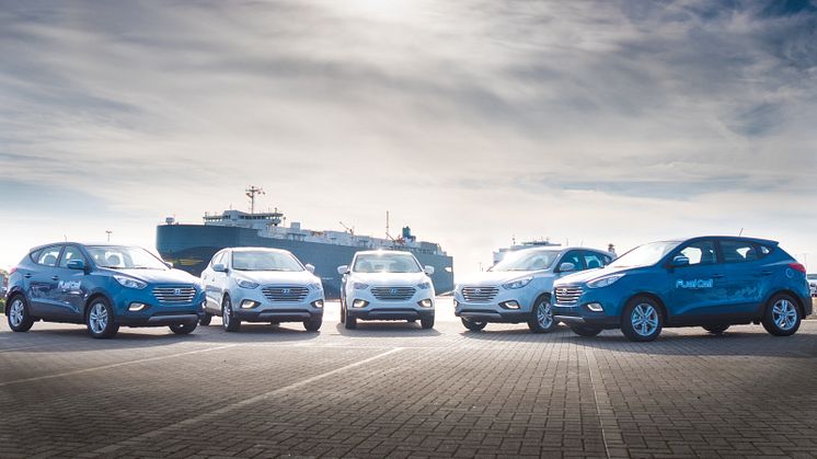 Nye rekorder for Hyundais hydrogenelektriske biler