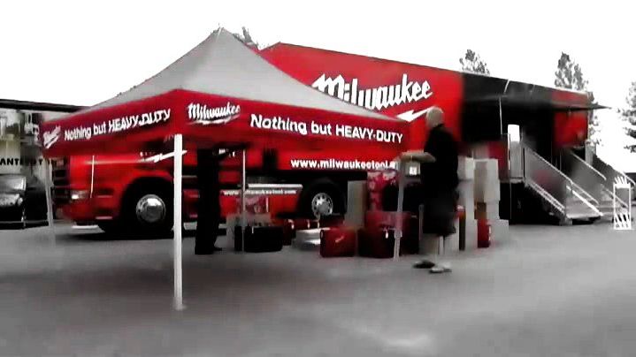 Milwaukee Big Red Truck Tour 2010 Video 