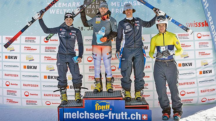 18-årige Alvin Noaksson en fotofinish från att ta sin första pallplats i världscupen.