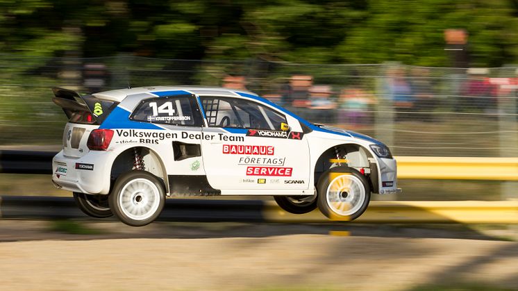 Volkswagenkvartett med sikte på final i rallycross-VM i Höljes