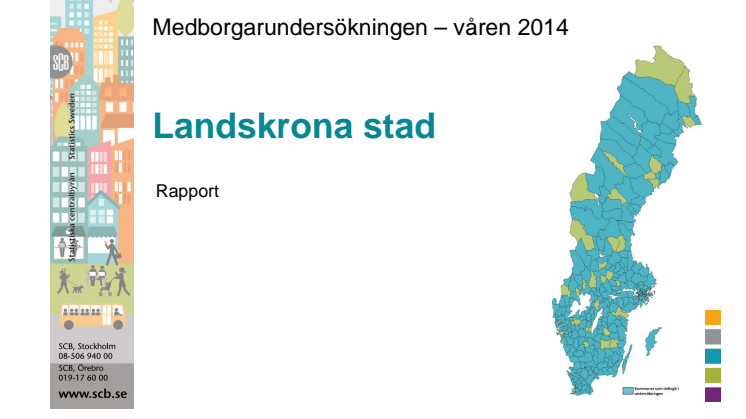 SCB:s medborgarundersökning, rapport Landskrona 2014