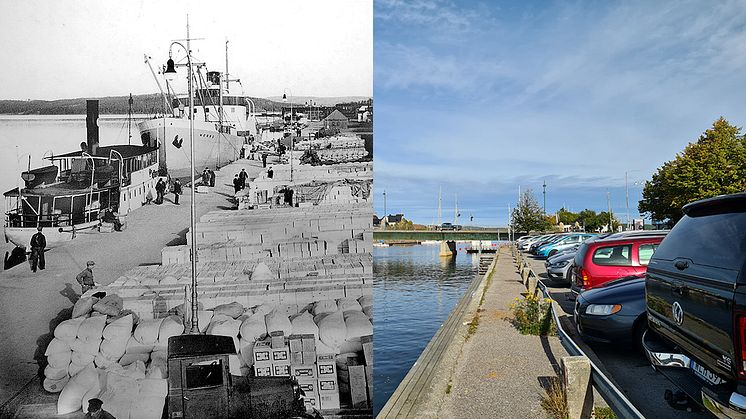 Skeppsbron igår och Skeppsbron idag. Men hur ska Skeppsbron se ut i morgon? Foto historiska bilden: Profilbild Örjan Leek.