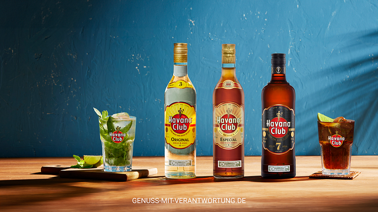 Havana Club präsentiert sich im neuen Flaschendesign