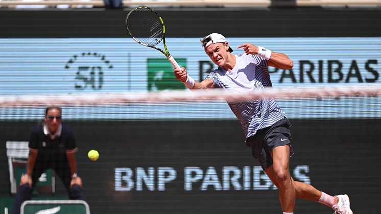 Världssexan Holger Rune, klar för spel i BNP Paribas Nordic Open. Foto Peter Staples/ATP