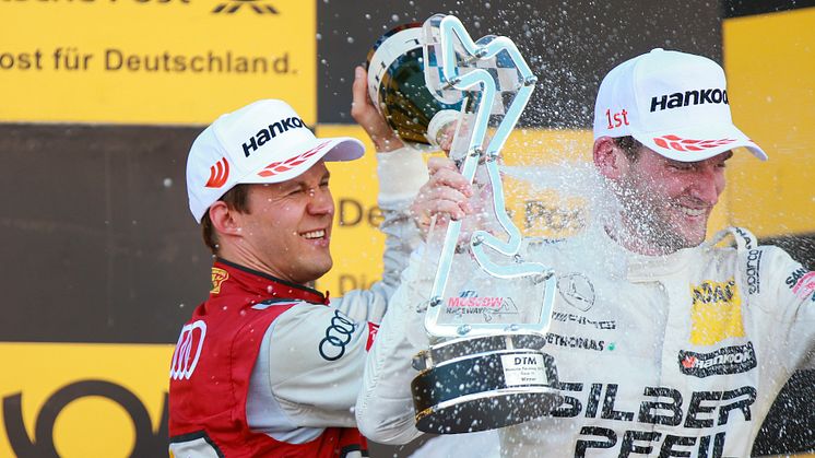 DTM: Mattias Ekström i mästerskapsledning. Fyra Audi i topp-6.