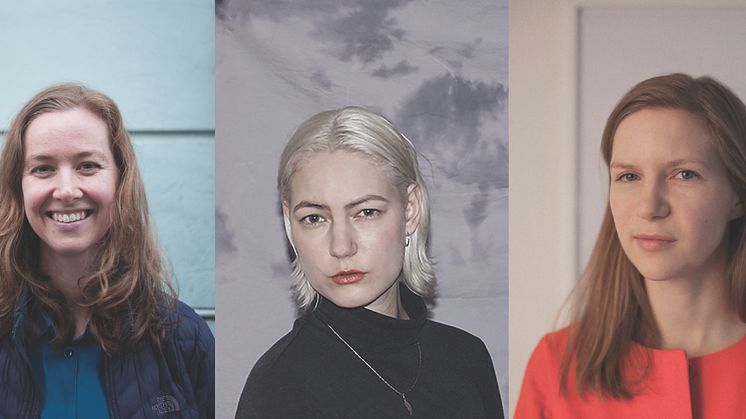 Veronika Geiger, Nat Bloch Gregersen og Viktoria Wendel Skousen inviterer sammen med Bikubenfonden til Open Studio.