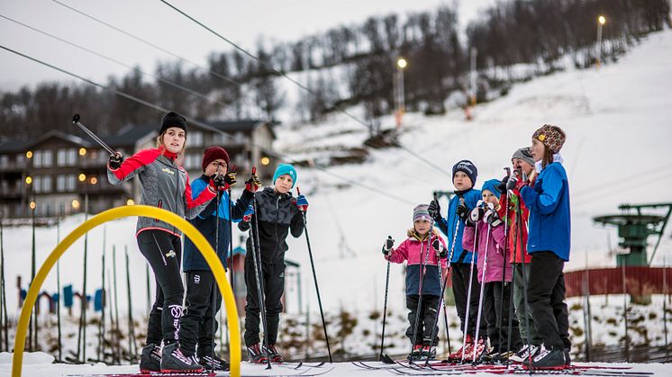 Ramundberget får fler barn att upptäcka längdskidåkning