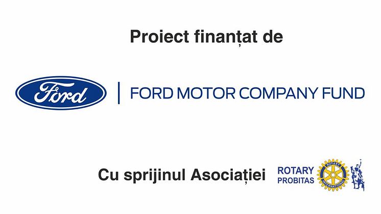 Proiect finanțat de Ford Motor Company Fund
