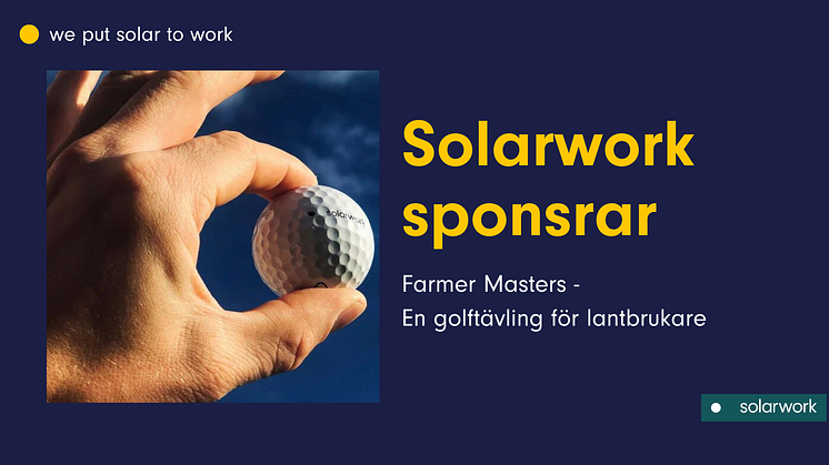 Solarwork sponsrar den tionde upplagan av Farmer Masters