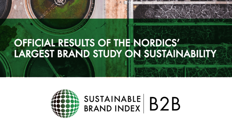 Sustainable Brand Index B2B 2018 - officiell rapport