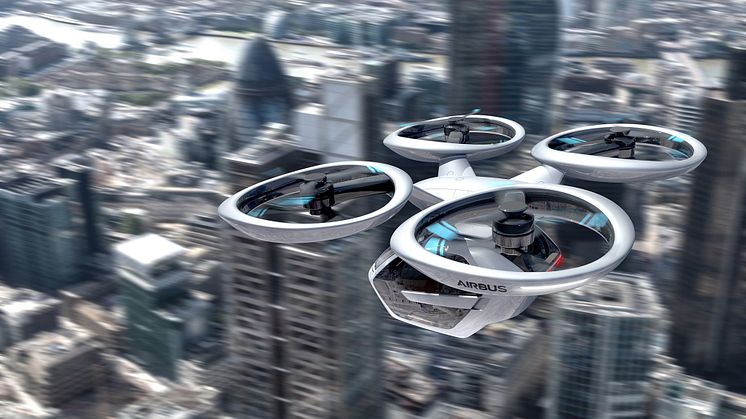 Audi, Italdesign og Airbus kombinerer selvkørende bil og passagerdrone