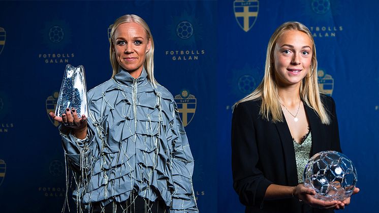 OBOS Damallsvenskans stjärnor prisade under årets fotbollsgala