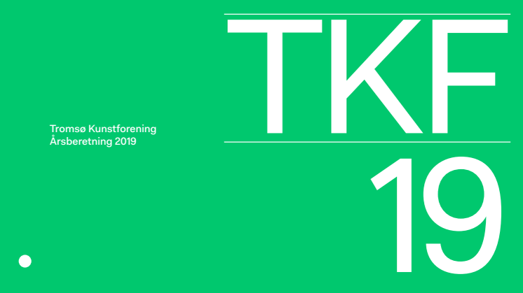 Årsberetning 2019 for Tromsø Kunstforening