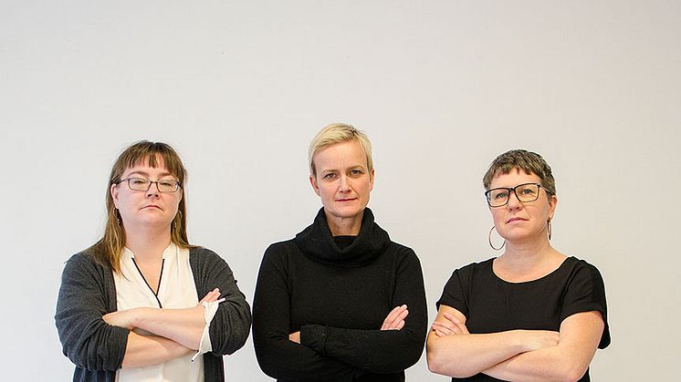 Personerna bakom Galleri Syster i Luleå. Fotograf: Ebba Billgren
