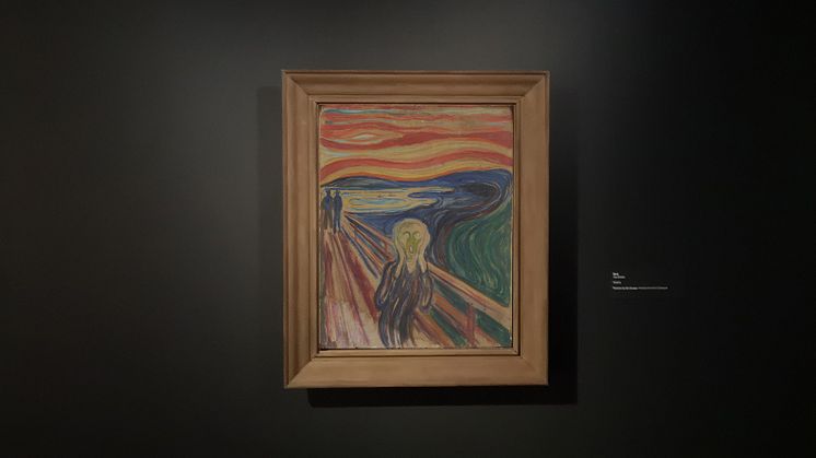 The Scream. Tempera and oil on cardboard. Photo: Munchmuseet