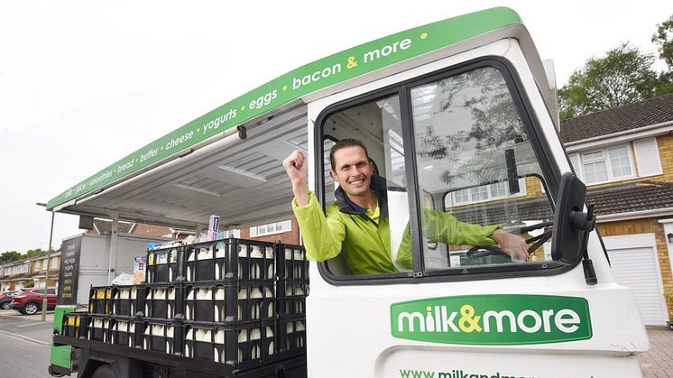Camberley milkman is milk&more Milkman of the Year 
