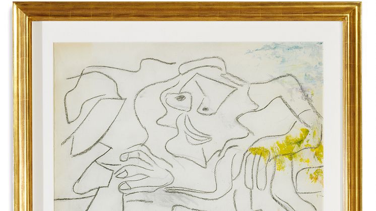 Willem de Kooning: "Untitled", c. 1972-1974. Sold for DKK 1.5 million (EUR 260,000 including buyer’s premium).
