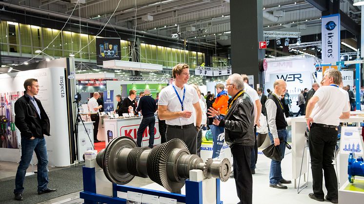 Sulzers monter på Underhållsmässan