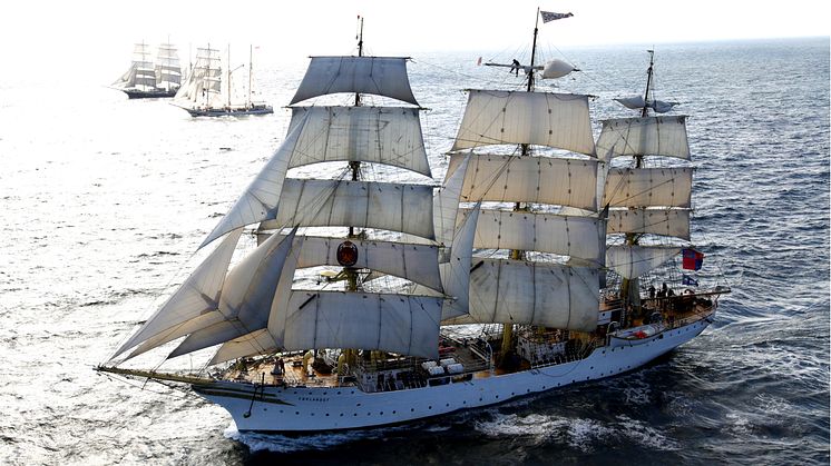 ​Storslagna segelfartyg kan skådas i Öresund